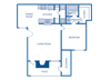 1 bedroom floor plan 1 bedroom floor plan at The Willows on Rosemeade, Texas